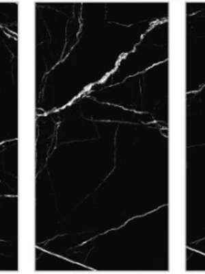 Glancētas flīzes ZEUS BLACK MARBLE, 60x120 cm, TS