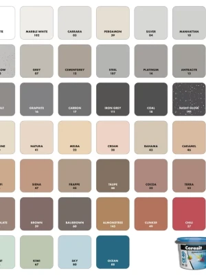 Cementa šuves pildviela CE40, 5 kg, 47 SIENA