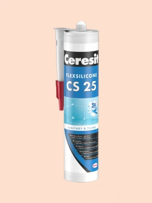 Sanitārais silikons CS25, 280 ml, 31 ROSA