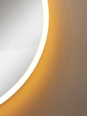Spogulis ar LED apgaismojumu Ø 60 cm, 24W, 3CCT
