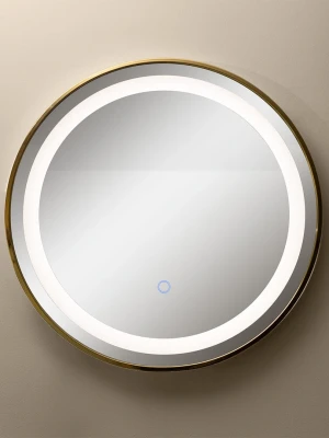 Spogulis ar LED apgaismojumu Ø 60 cm, 24W, 3CCT