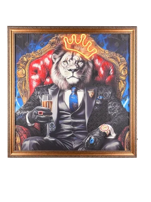 Dekoratīvā glezna ar LED apgaismojumu KING