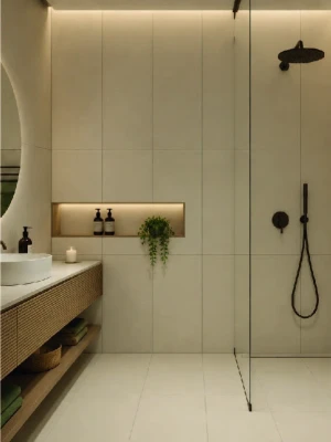 Matētas flīzes LIMESTONE CREMA, 60x120cm, PR