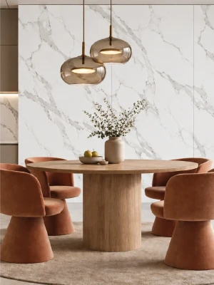 Premium klases SPC ūdensizturīgs matēts sienas panelis WHITE MARBLE IMPERIAL, 2800 × 1200 × 4 mm
