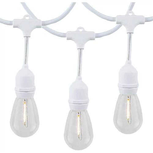 Komplekts LED āra dārza 100m virtenes dārzam un terasēm ar E27 spuldzēm