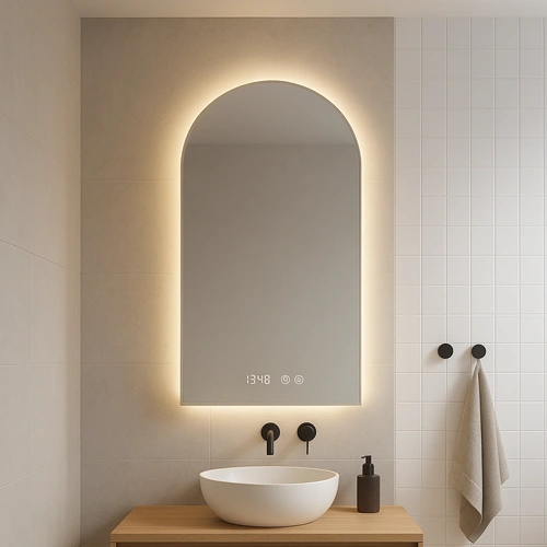 LED spogulis ar apsildes funkciju DIAMIRA, 90 x 45 cm, 2700-6500K, 55W, 2783Lm, IP44