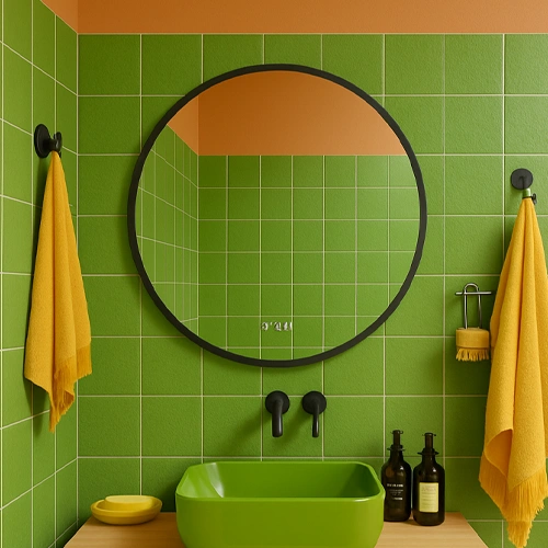 LED spogulis ar apsildes funkciju OMBRA, Ø 80 cm, 2700-6500K, 55W, 2723Lm, IP44