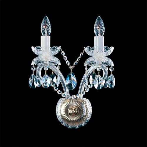 Ekskluzīva čehu kristāla sienas lampa N163/2/42