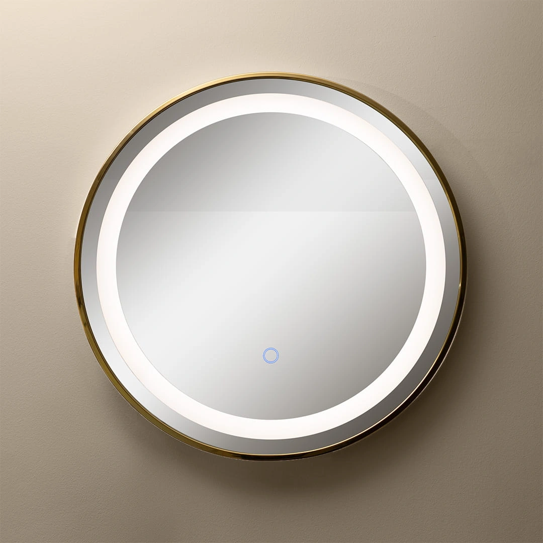 Mirror with LED lighting Ø 60 cm, 24W, 3CCT
