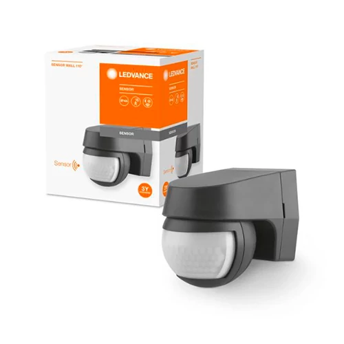 Инфракрасный PIR датчик движения 110°, 12м, IP44