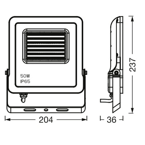 Умный уличный LED прожектор 50W, RGB+3000K, IP65, 3000Lm, SMART+ MULTICOLOR