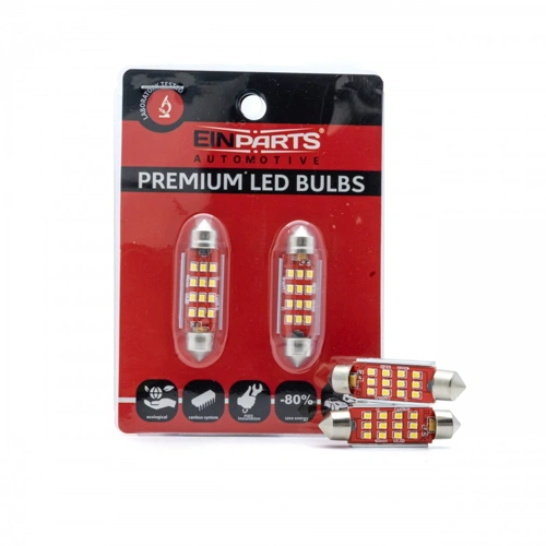 LED spuldzes C5W, 6000K, 9-16V, 42 mm