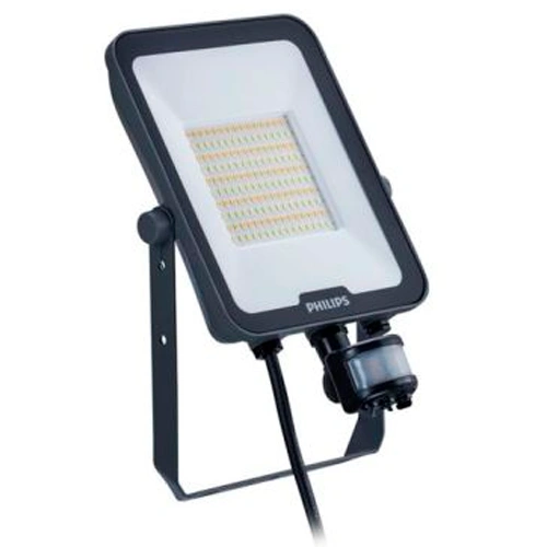 LED Уличный прожектор с сенсором 50W, 5500-6000lm, Теплый – нейтральный – холодный белый, IP65, IK07