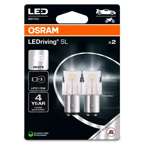 LED лампы P21/5W, 1W, 6000K, 12V, серия LEDriving SL