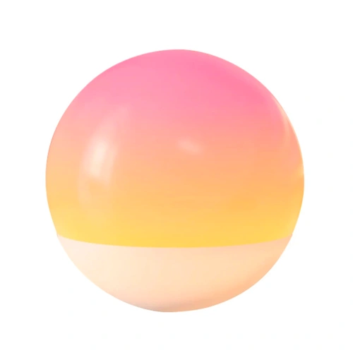 LED galda lampa, naktslampa - bumbiņa CANDY, 2W, RGB, IP20, Ø12cm