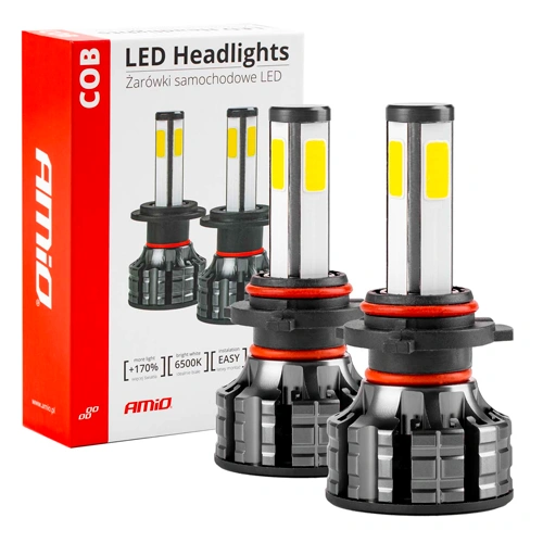LED spuldzes HB4, 38W, 6500K, 12-24V, COB 4Side sērija