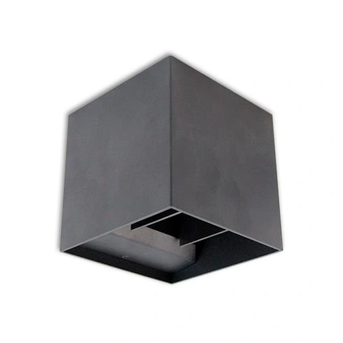 LED Fasādes gaismeklis KIRA, 6W, 4000K, 180Lm, IP54, grafīts