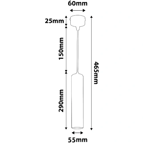 LED Piekaramais gaismeklis ROPE, excl. GU10, max 50W, IP20