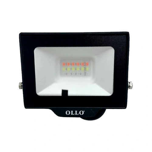 LED Mitrumizturīgs āra prožektors ar pulti 20W, 1900Lm, RGB, IP65