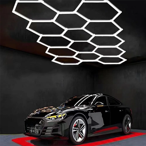 Hexagon gaismekļu komplekts, 14 gab., ar aksesuāriem, 456W, 6000K, IP20, 54720 Lm