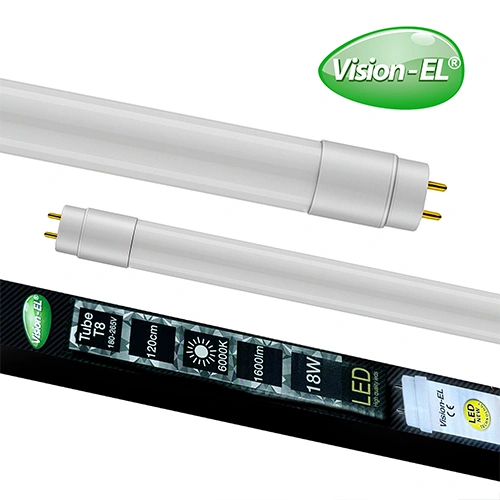 LED spuldze T8, 18W, 120cm, 1600lm, 6000K, elektrības pieslēgums no divām pusēm!