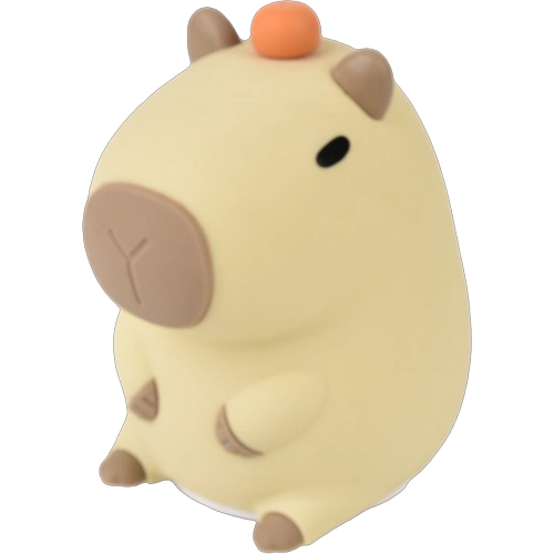 LED Silikona naktslampa KAPIBARA, daudzkrāsaina