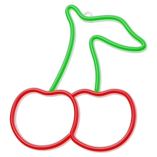 LED Neona gaismas izkārtne - cherry, daudzkrāsains