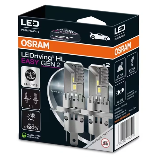 LED spuldzes H4/H19, 24W, 6500K, LEDriving HL EASY GEN 2 sērija