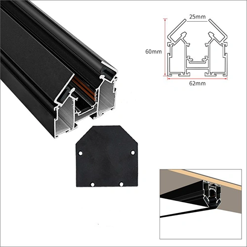 Gala vāki magnētiskai sliedei stieptiem griestiem