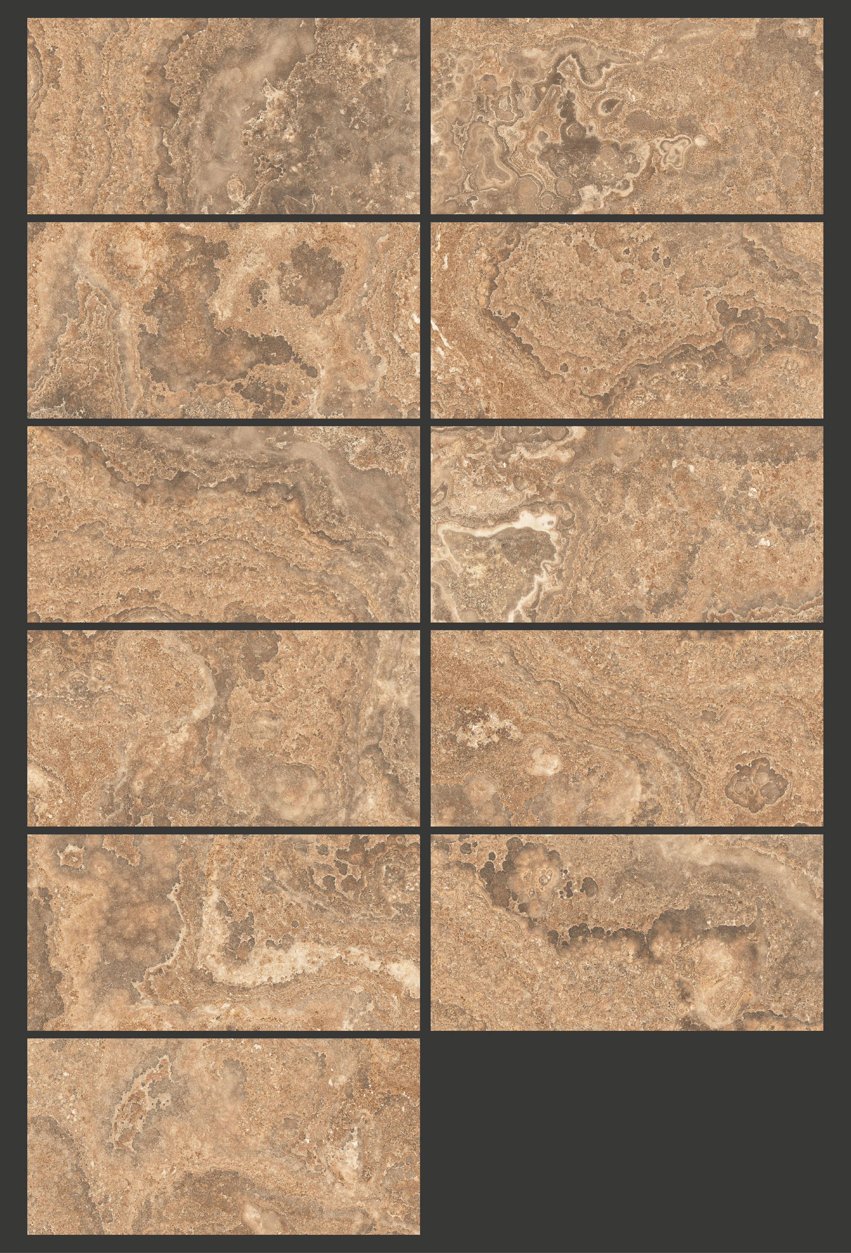 Matētas flīzes AGATE SUNSET LAP RECT, 60x120 cm, APE