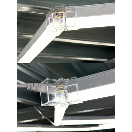 LED Ceiling Light Set HEXAGON, 310W, 6500K, P44, 217 x 291 cm