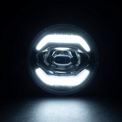 LED miglas un dienas gaitas lukturi (DRL), 2in1, 9-16V, 6000K