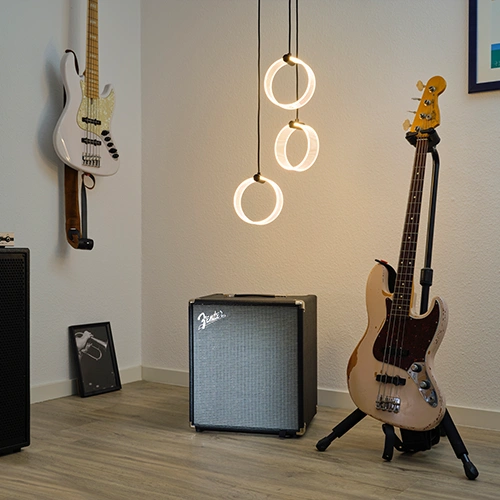 LED Подвесной светильник, 20W, CCT - Теплый-нейтральный-холодный белый, 2400Lm, IP20, Decor Circle