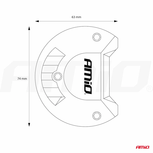 Papildu auto darba gaismas lukturis AWL20, 9-36V, 6000-6500K, IP67