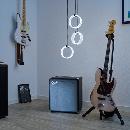 LED Подвесной светильник, 20W, CCT - Теплый-нейтральный-холодный белый, 2400Lm, IP20, Decor Circle