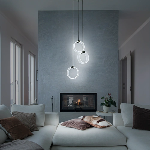 LED Подвесной светильник, 20W, CCT - Теплый-нейтральный-холодный белый, 2400Lm, IP20, Decor Circle