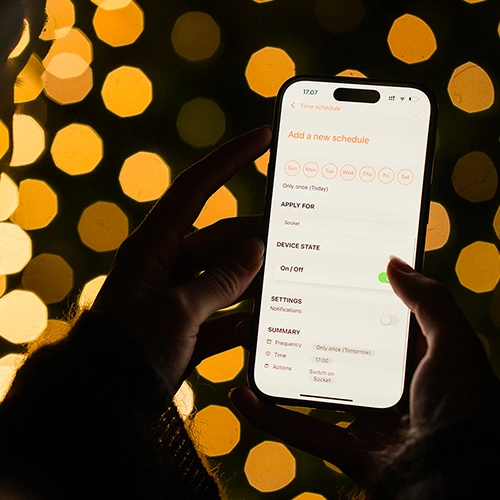 Viedā kontaktligzda 230V, IP20, 10A, SMART+ WIFI Matter spraudnis