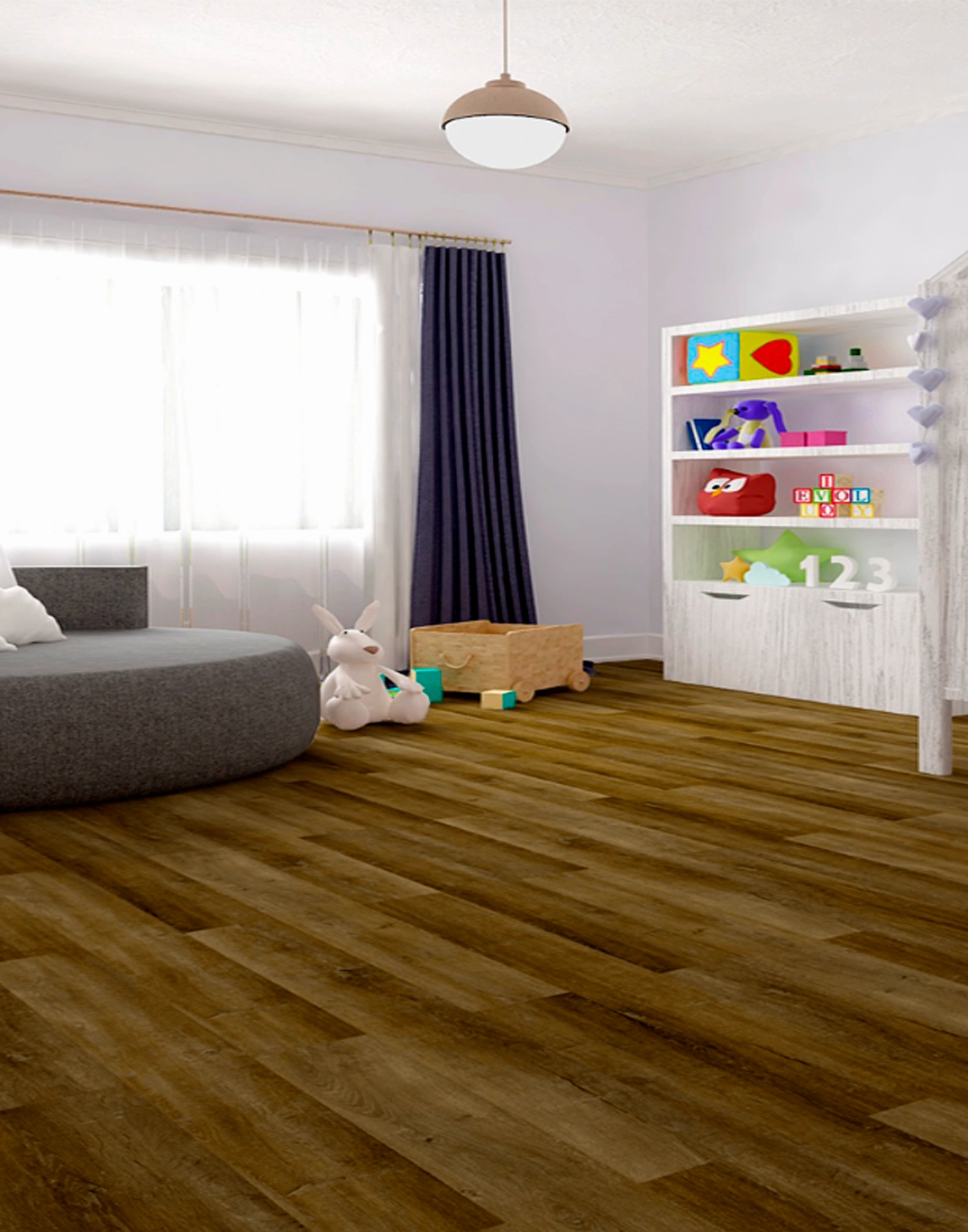 Quartz vinyl tiles RAPIDA 1306, SPC, Click system