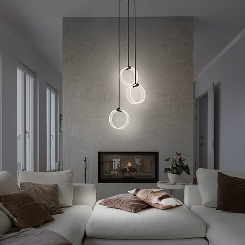 LED Подвесной светильник, 20W, CCT - Теплый-нейтральный-холодный белый, 2400Lm, IP20, Decor Circle