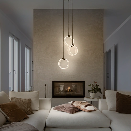 LED Подвесной светильник, 20W, CCT - Теплый-нейтральный-холодный белый, 2400Lm, IP20, Decor Circle