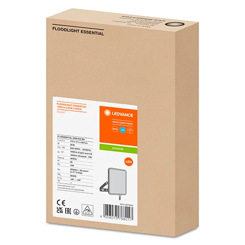 Āra LED prožektors 20W 4000K Essential