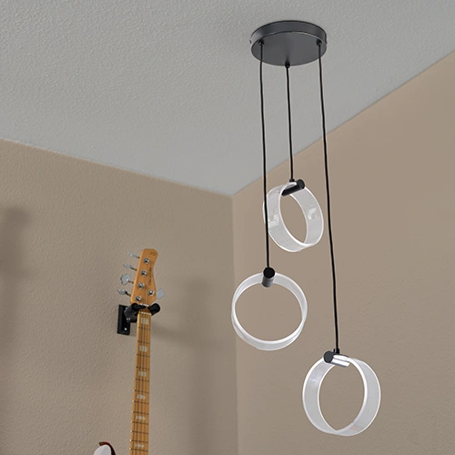 LED Подвесной светильник, 20W, CCT - Теплый-нейтральный-холодный белый, 2400Lm, IP20, Decor Circle