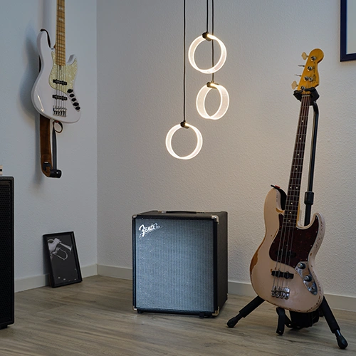 LED Подвесной светильник, 20W, CCT - Теплый-нейтральный-холодный белый, 2400Lm, IP20, Decor Circle