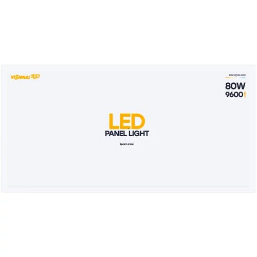LED панель с OSRAM диодами 60x120 cm, 80W, 4000K, ONE+