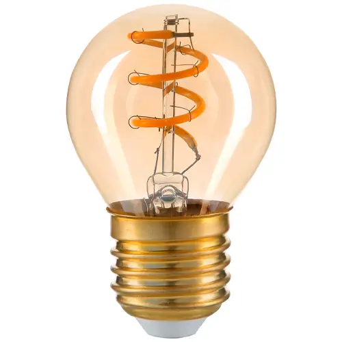 LED Spuldze E27, G45, 3W, 2200K, 200Lm, 360°