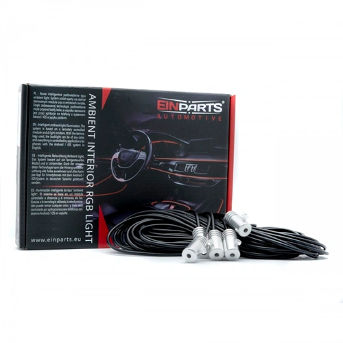 Auto salona apgaismojuma LED lente, 6m, daudzkrāsaina, 12V, EPALRGB