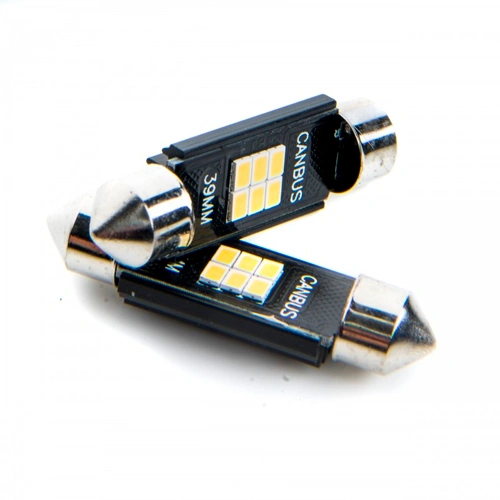 LED spuldzes C10W, 5000K, 9-16V