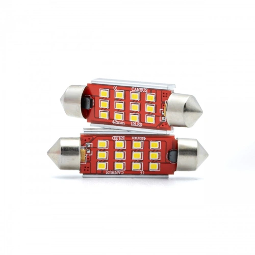 LED spuldzes C5W, 6000K, 9-16V, 42 mm