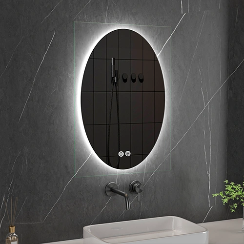 LED spogulis ar apsildes funkciju VERONA, 50 x 70 cm, 2700-6500K, 12W, 1386Lm, IP44