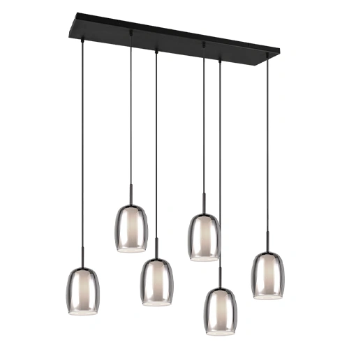 Pendant light BARRET, excl. 6xE14, max 10W